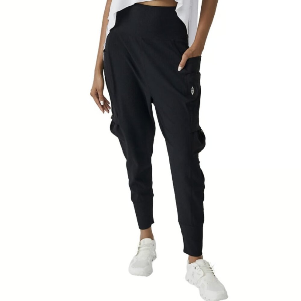 Free People Movement "Take A Hike" Harem Jogger Pant| Size Med | Color Black